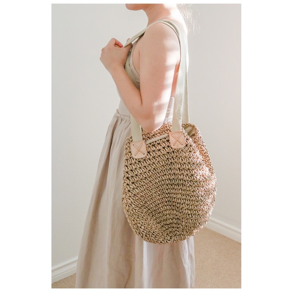 Vintage Cherokee Raffia bag - Picture 2 of 3